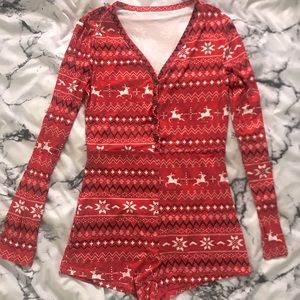 Deck the Hall onesie